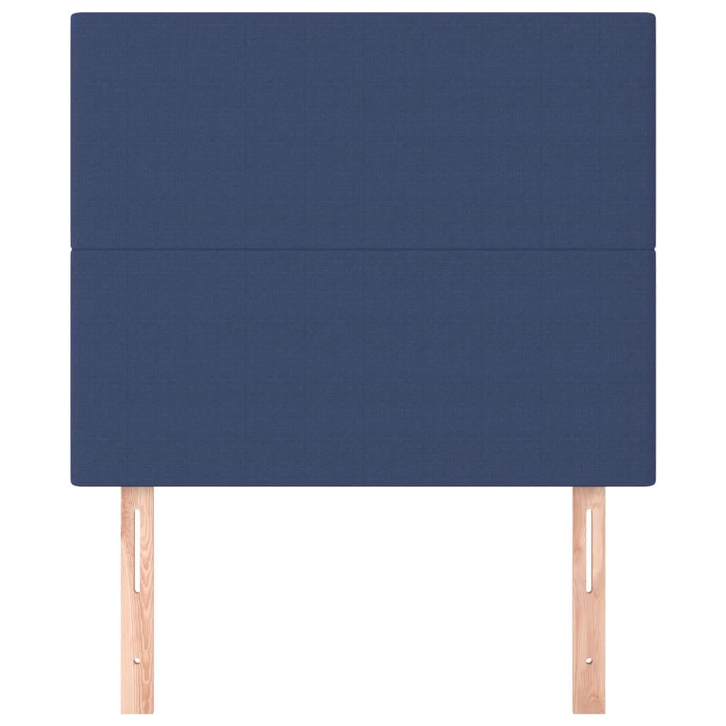 Testiera Blu 100x5x118/128 cm Tessuto