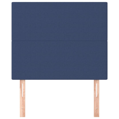 Testiera Blu 100x5x118/128 cm Tessuto