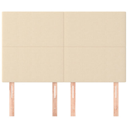 Testiere 4 pz Crema 72x5x78/88 cm in Tessuto