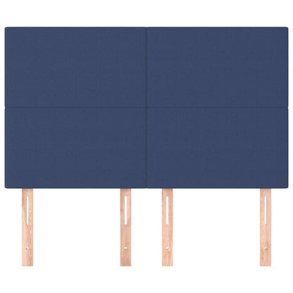 Testiere 4 pz Blu 72x5x78/88 cm in Tessuto