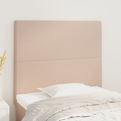 Testiera Cappuccino 80x5x118/128 cm in Similpelle