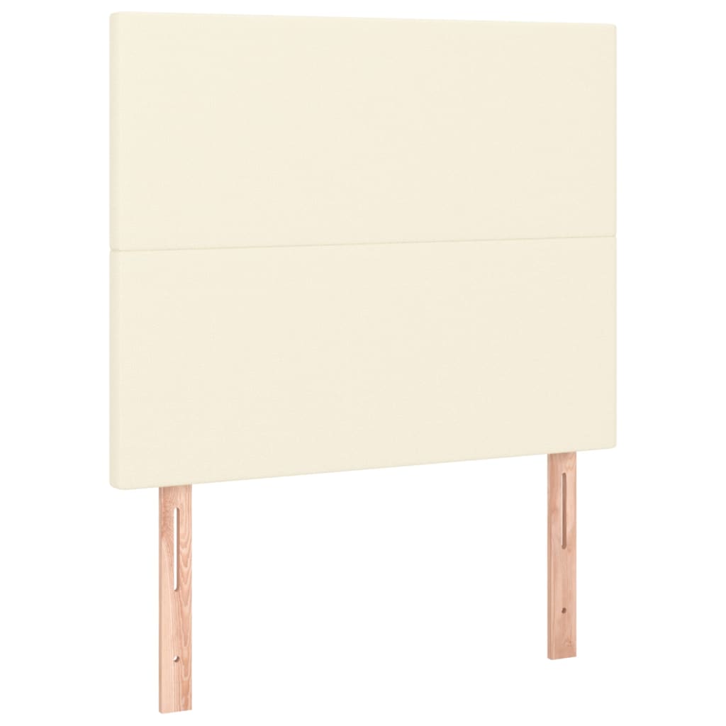 Testiera Crema 100x5x118/128 cm Similpelle