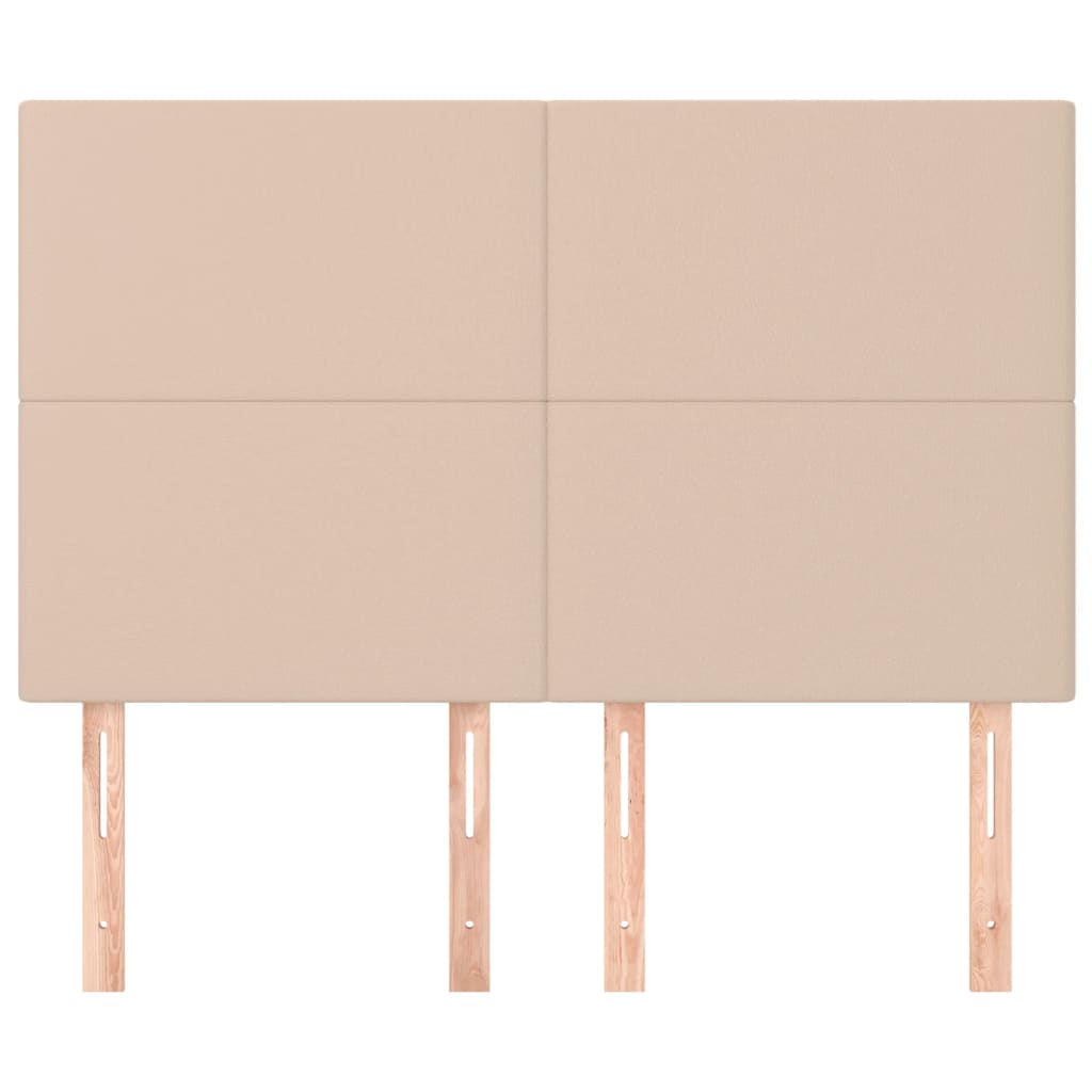 Testiere 4 pz Cappuccino 72x5x78/88 cm in Similpelle