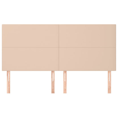 Testiere 4 pz Cappuccino 80x5x78/88 cm in Similpelle