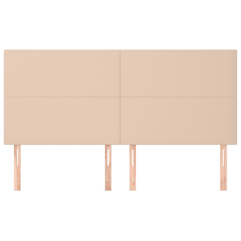 Testiere 4 pz Cappuccino 100x5x78/88 cm in Similpelle