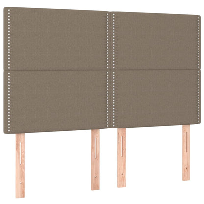 Testiere 4 pz Tortora 72x5x78/88 cm in Tessuto