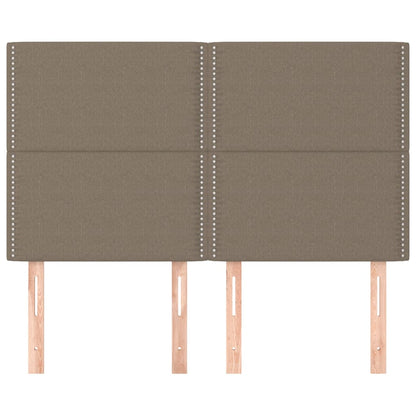 Testiere 4 pz Tortora 72x5x78/88 cm in Tessuto