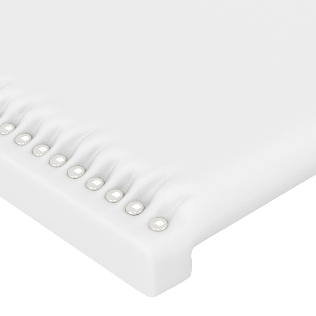 Testiere 2 pz Biancho 100x5x78/88 cm in Similpelle