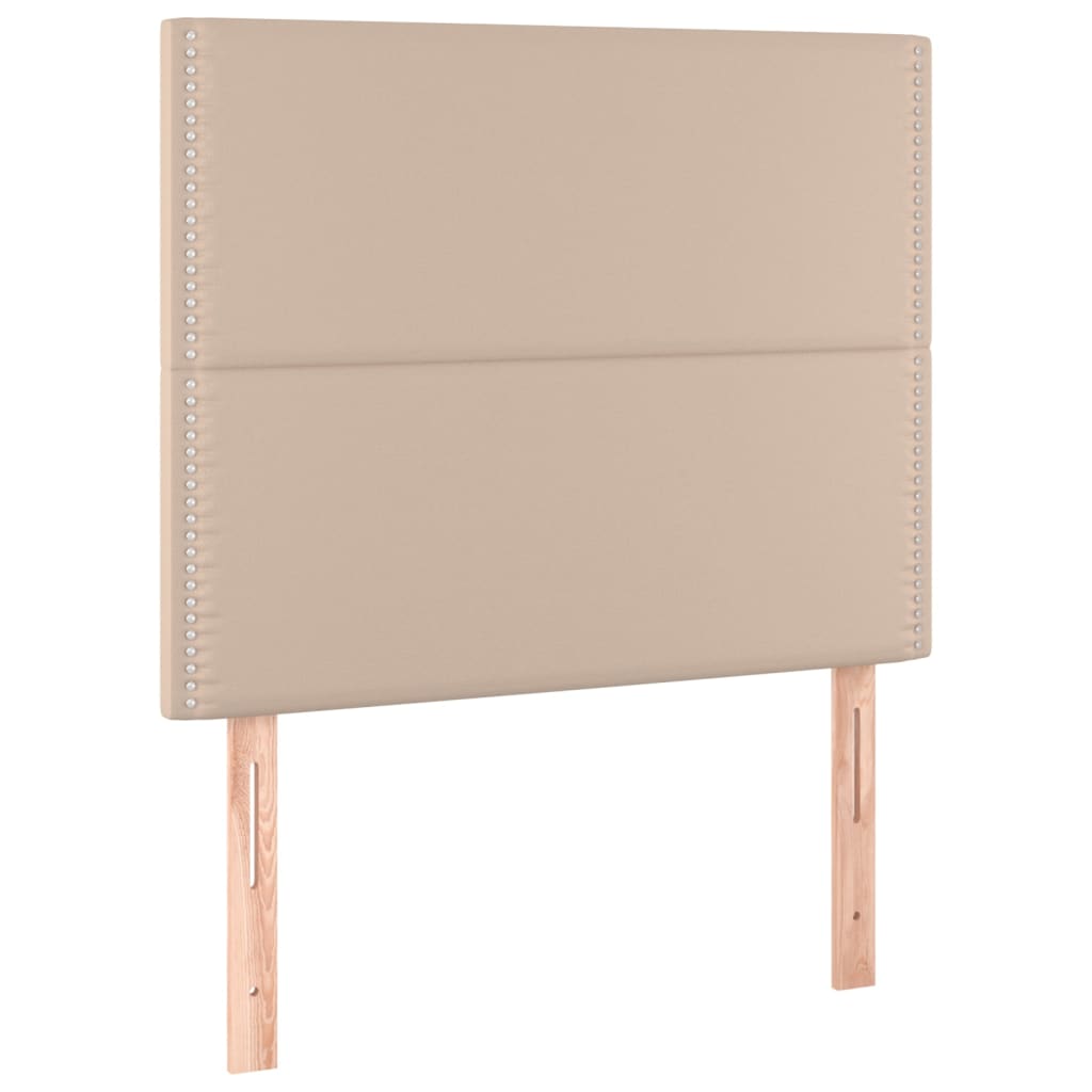 Testiere 2 pz Cappuccino 100x5x78/88 cm in Similpelle