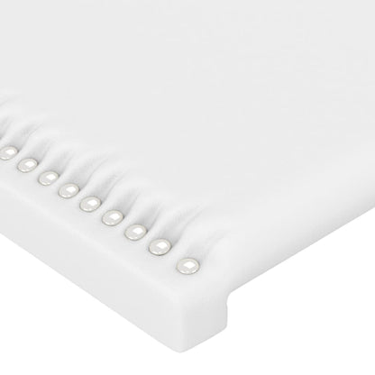 Testiere 4 pz Biancho 100x5x78/88 cm in Similpelle