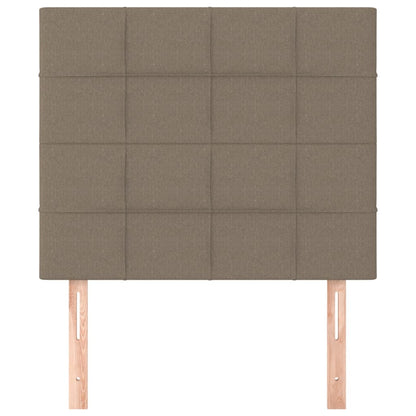 Testiera 2 pz Tortora 80x5x78/88 cm in Tessuto