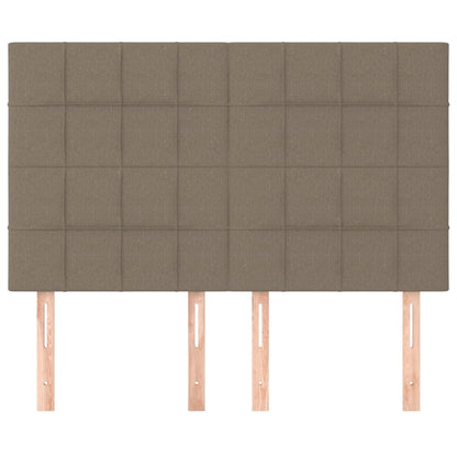 Testiere 4 pz Tortora 72x5x78/88 cm in Tessuto