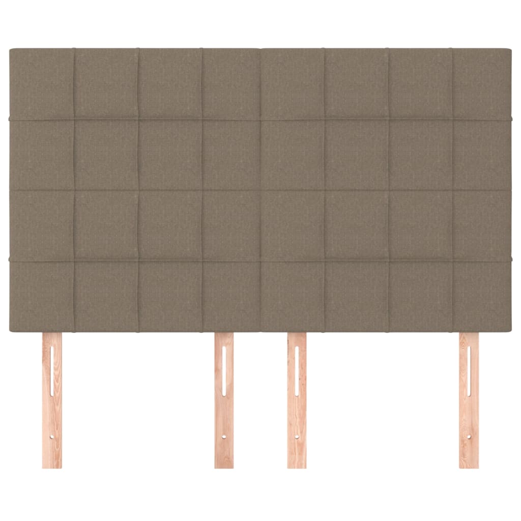 Testiere 4 pz Tortora 72x5x78/88 cm in Tessuto