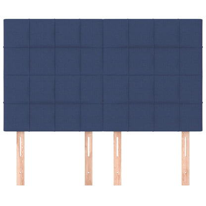 Testiere 4 pz Blu 72x5x78/88 cm in Tessuto
