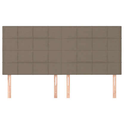Testiere 4 pz Tortora 80x5x78/88 cm in Tessuto