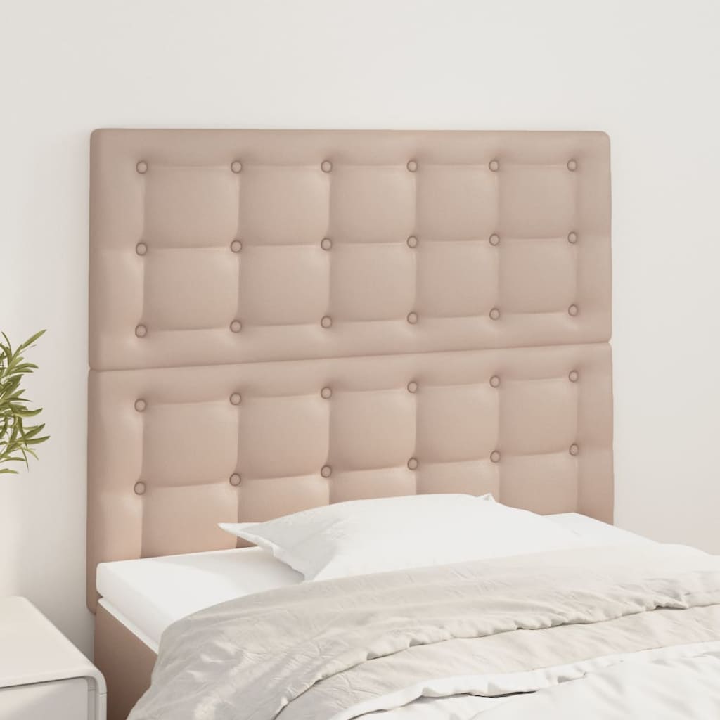 Testiere 2 pz Cappuccino 80x5x78/88 cm in Similpelle
