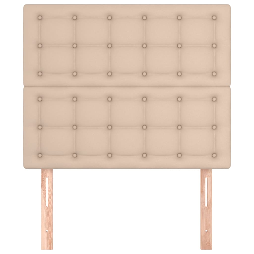 Testiere 2 pz Cappuccino 100x5x78/88 cm in Similpelle
