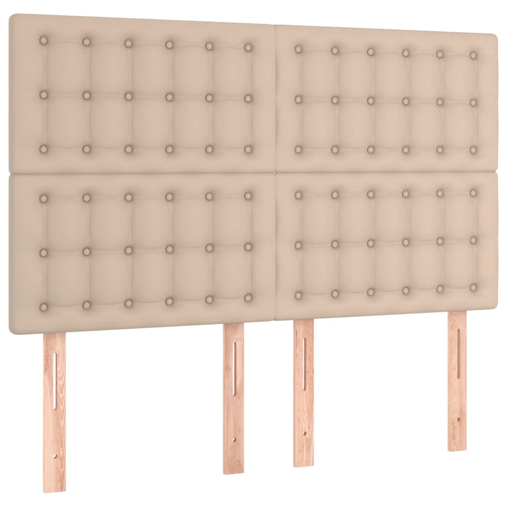 Testiere 4 pz Cappuccino 72x5x78/88 cm in Similpelle