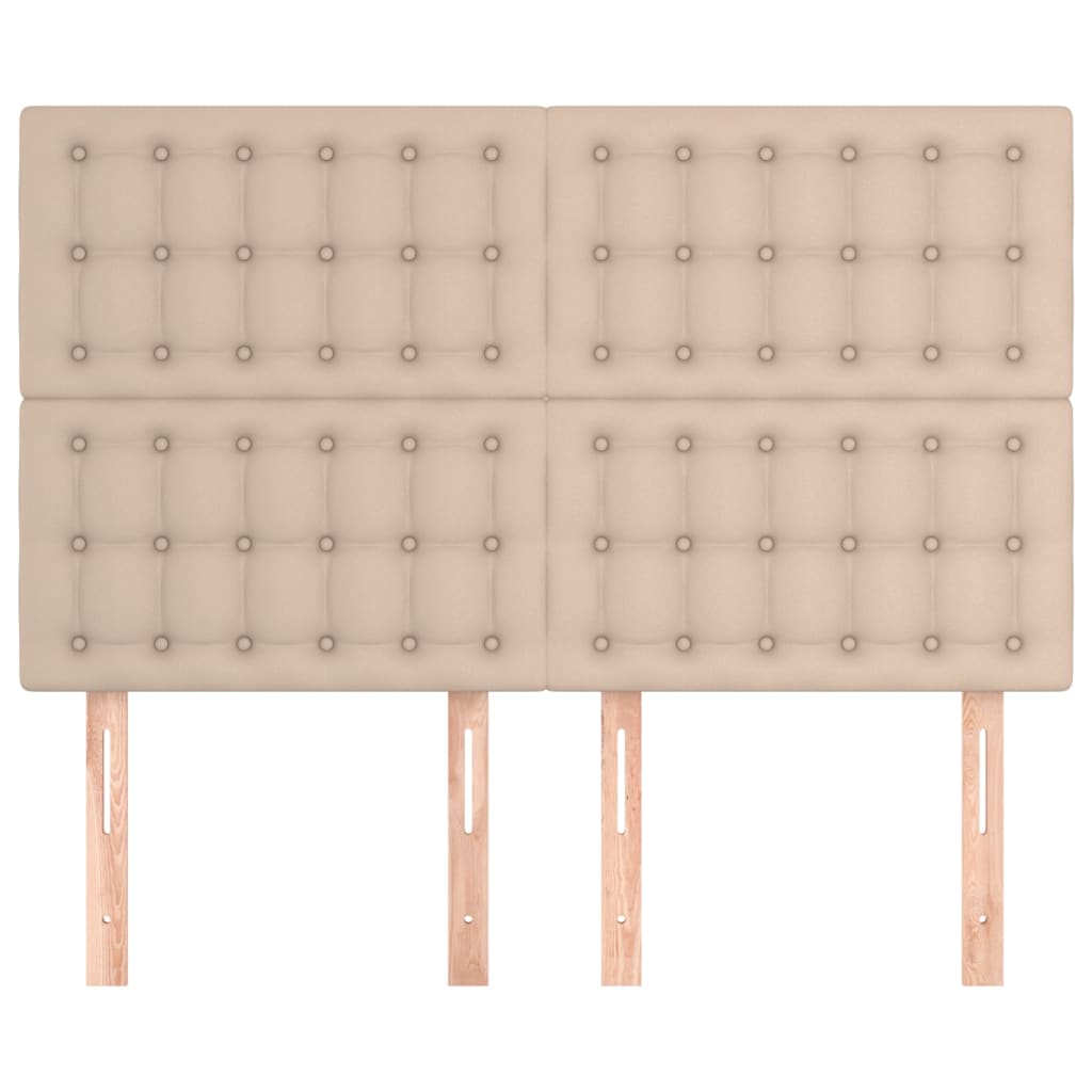 Testiere 4 pz Cappuccino 72x5x78/88 cm in Similpelle