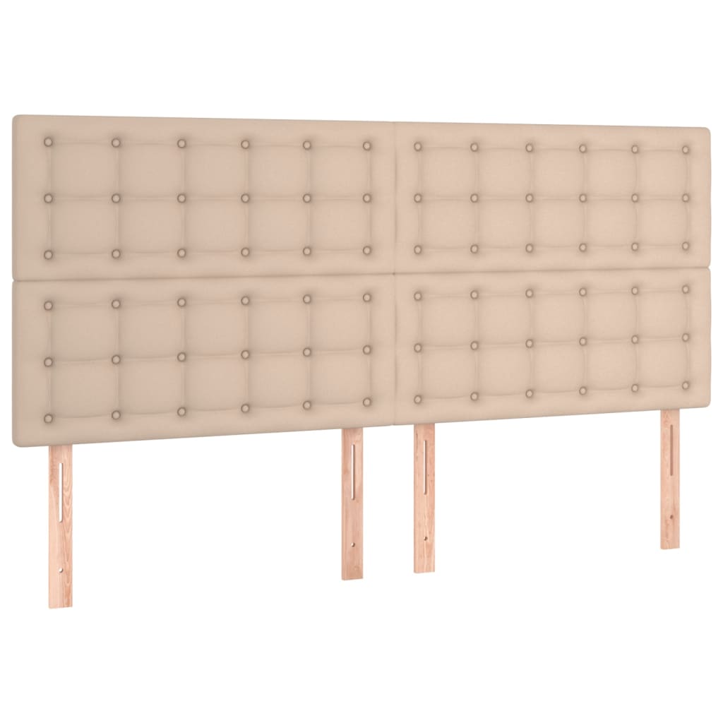 Testiere 4 pz Cappuccino 100x5x78/88 cm in Similpelle