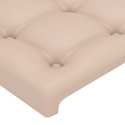 Testiere 4 pz Cappuccino 100x5x78/88 cm in Similpelle