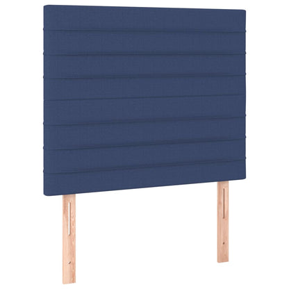 Testiera 2 pz Blu 80x5x78/88 cm in Tessuto