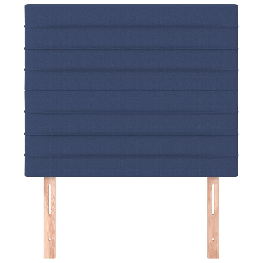 Testiera Blu 90x5x118/128 cm Tessuto