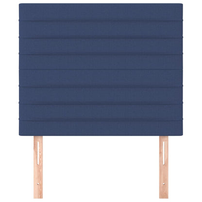 Testiera Blu 100x5x118/128 cm Tessuto