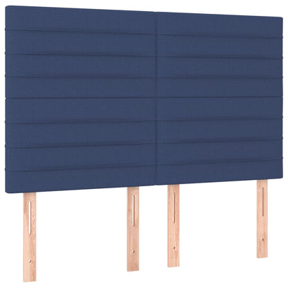 Testiere 4 pz Blu 72x5x78/88 cm in Tessuto