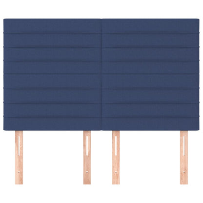 Testiere 4 pz Blu 72x5x78/88 cm in Tessuto