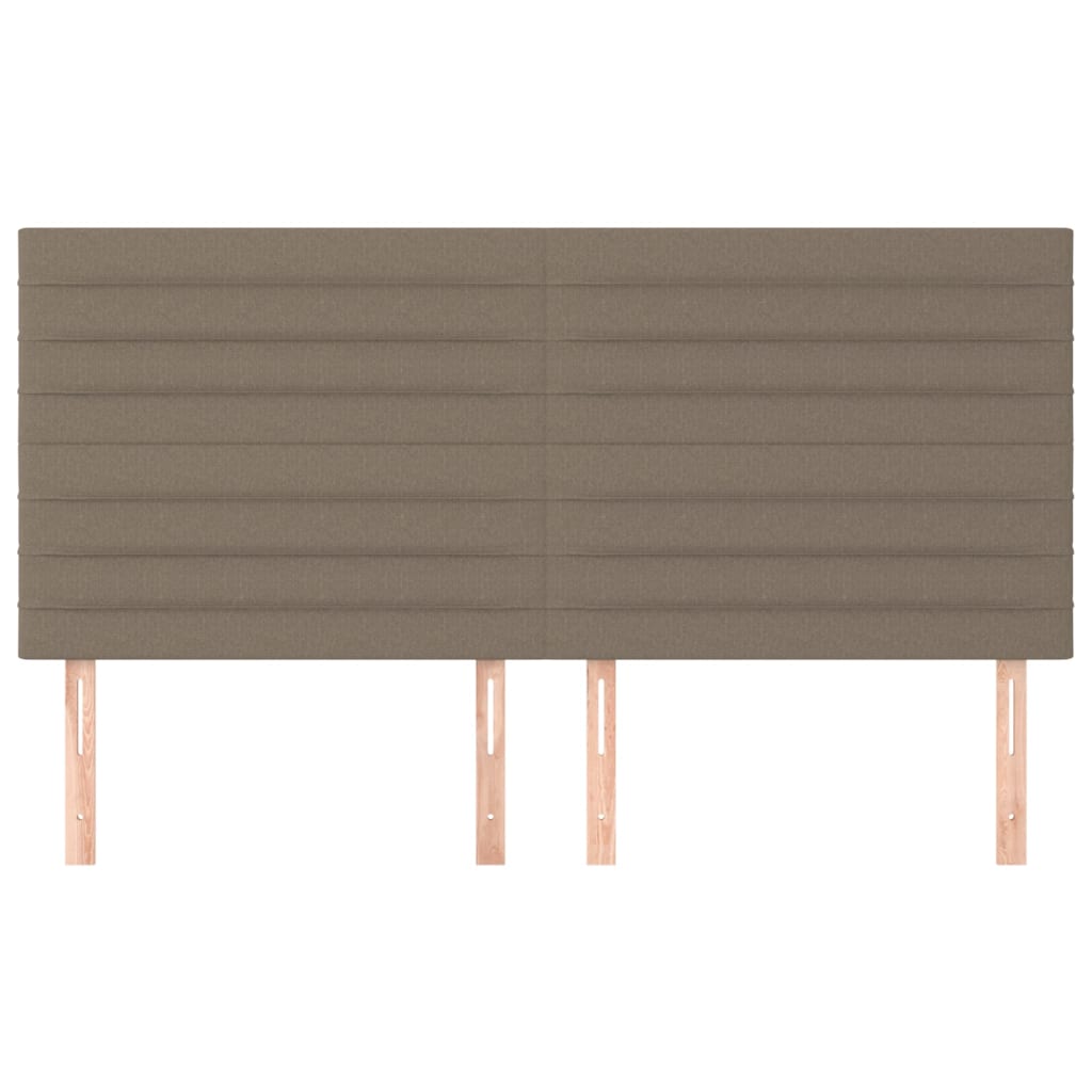 Testiere 4 pz Tortora 80x5x78/88 cm in Tessuto