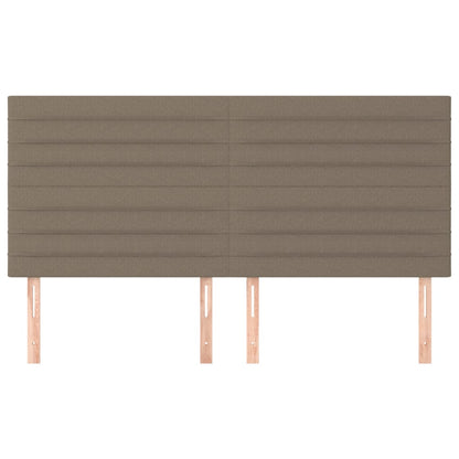 Testiere 4 pz Tortora 80x5x78/88 cm in Tessuto