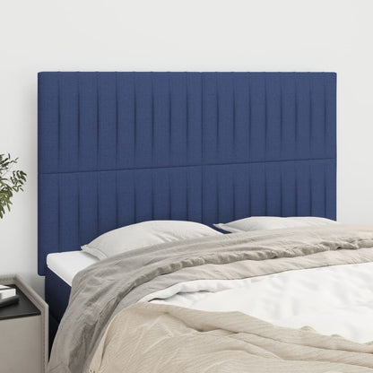 Testiere 4 pz Blu 72x5x78/88 cm in Tessuto