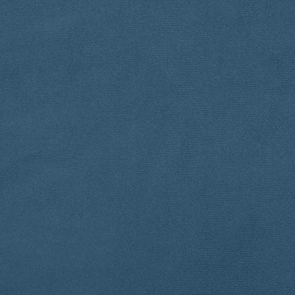 Testiera Blu Scuro 144x5x118/128 cm Velluto