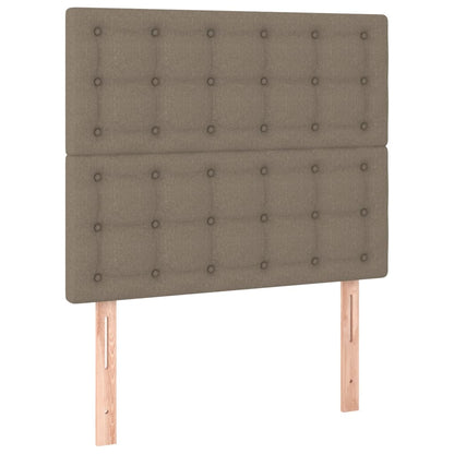 Testiera 2 pz Tortora 90x5x78/88 cm in Tessuto