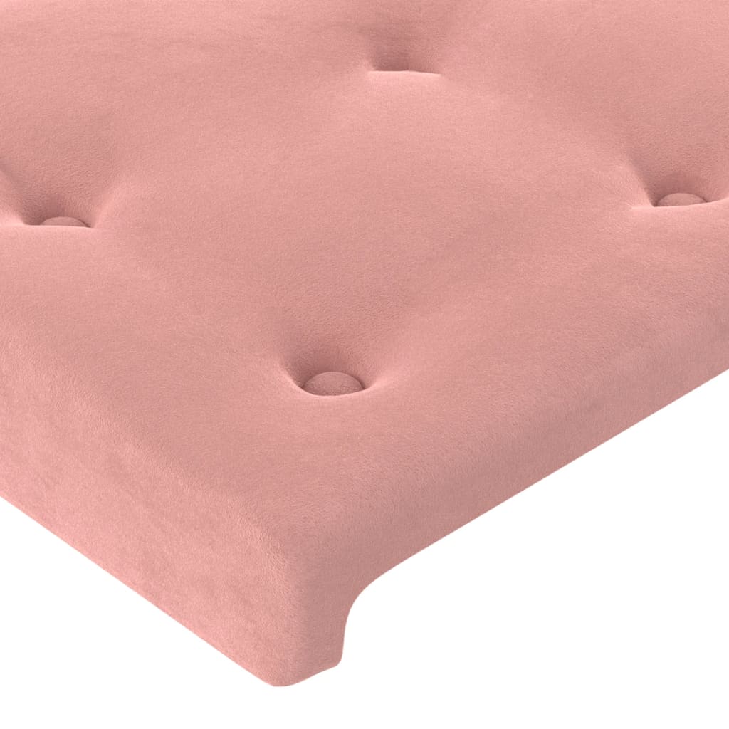 Testiere 4 pz Rosa 100x5x78/88 cm in Velluto