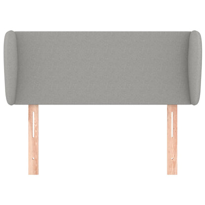 Testiera ad Orecchio Grigio Chiaro 83x23x78/88 cm in Tessuto