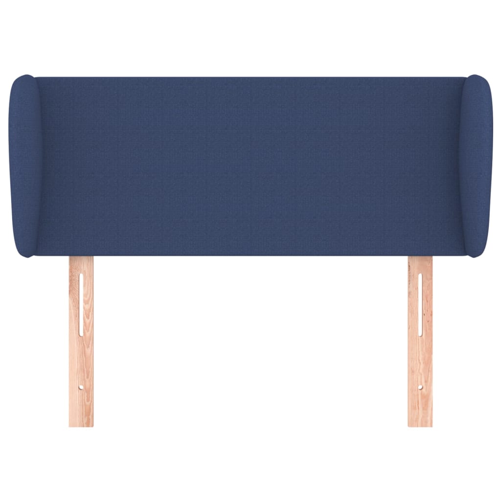 Testiera ad Orecchio Blu 83 x 23 x 78/88cm in Tessuto