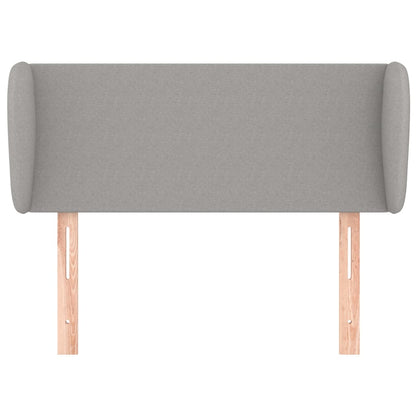 Testiera ad Orecchio Grigio Chiaro 93x23x78/88 cm in Tessuto