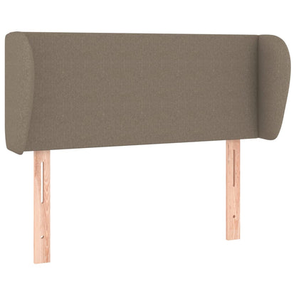 Testiera ad Orecchio Tortora 103x23x78/88 cm in Tessuto