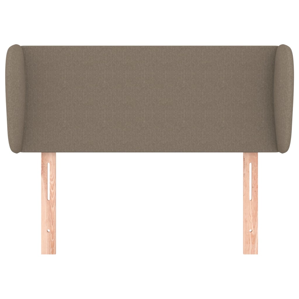 Testiera ad Orecchio Tortora 103x23x78/88 cm in Tessuto