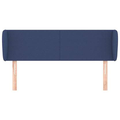 Testiera ad Orecchio Blu 103x23x78/88cm in Tessuto