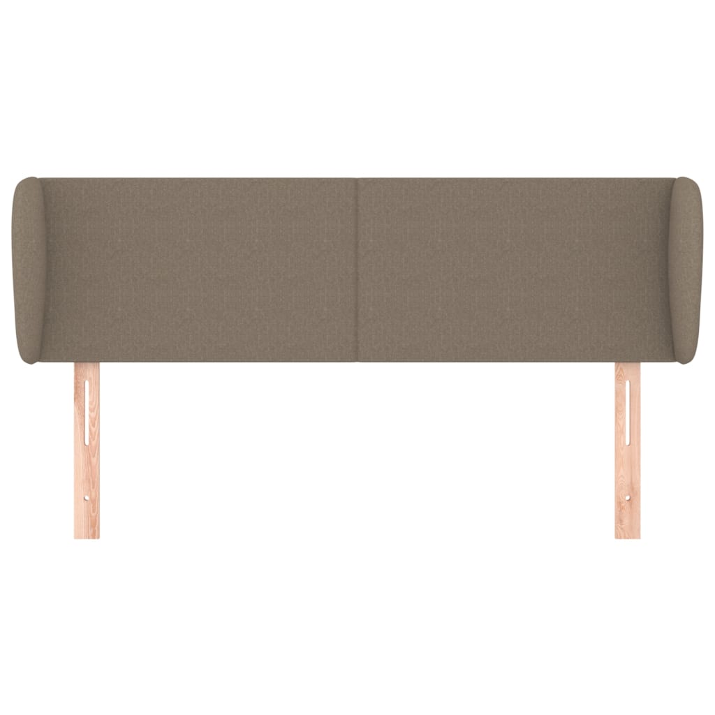 Testiera ad Orecchio Tortora 147x23x78/88 cm in Tessuto