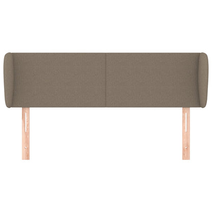 Testiera ad Orecchio Tortora 147x23x78/88 cm in Tessuto