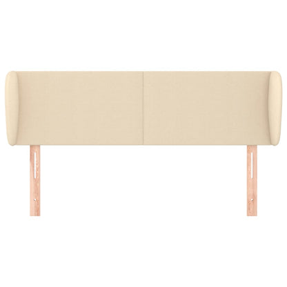 Testiera ad Orecchio Crema 147x23x78/88 cm in Tessuto