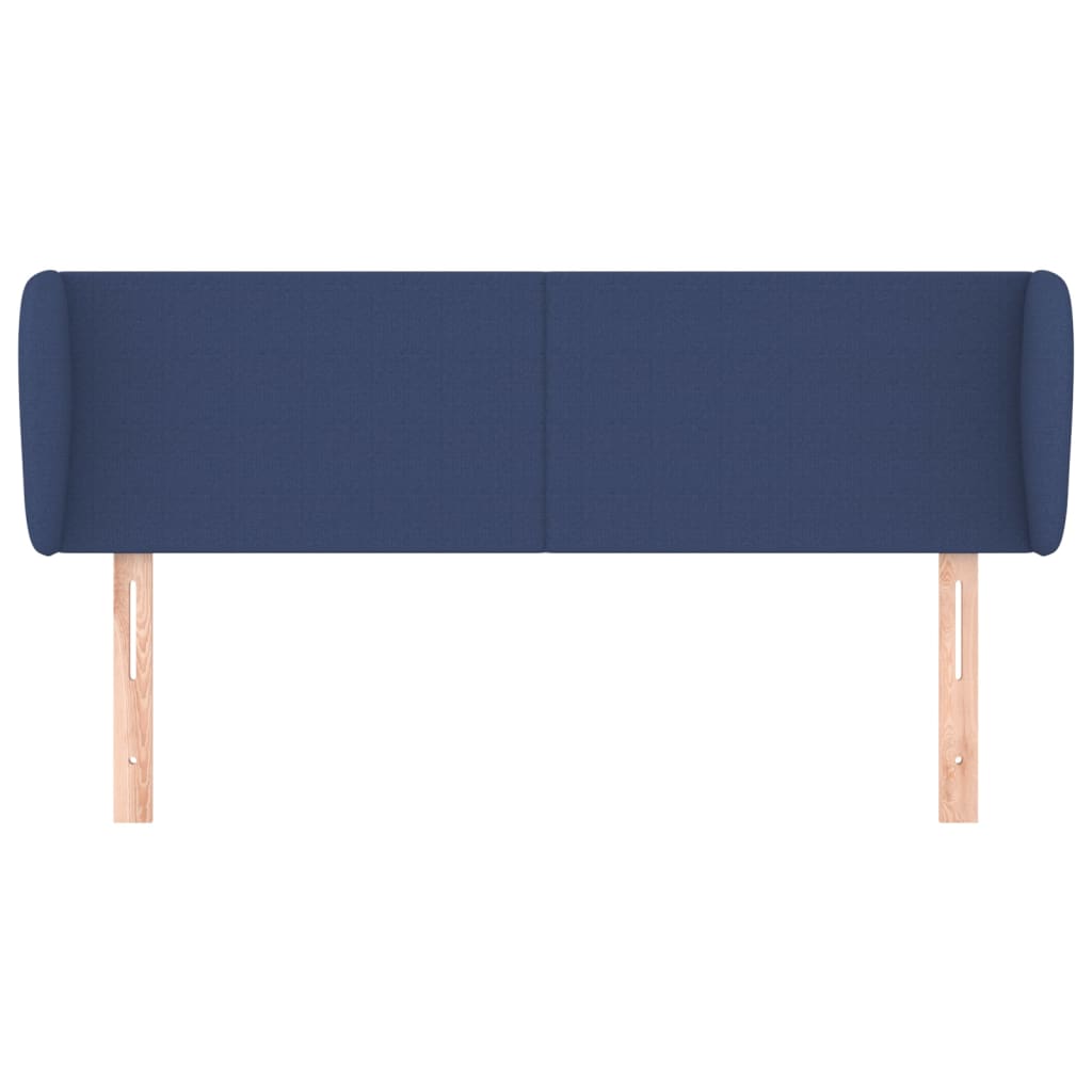 Testiera ad Orecchio Blu 147x23x78/88cm in Tessuto