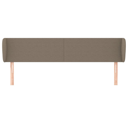 Testiera ad Orecchio Tortora 183x23x78/88 cm in Tessuto