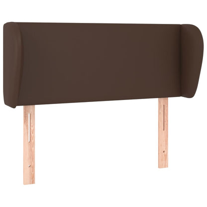 Testiera ad Orecchio Marrone 83x23x78/88 cm in Similpelle