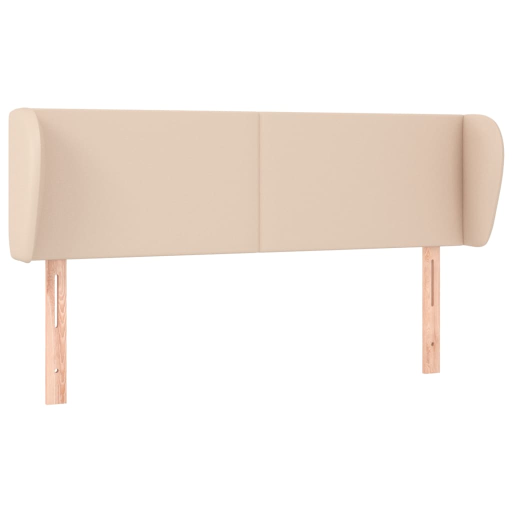 Testiera ad Orecchio Cappuccino 147x23x78/88 cm in Similpelle