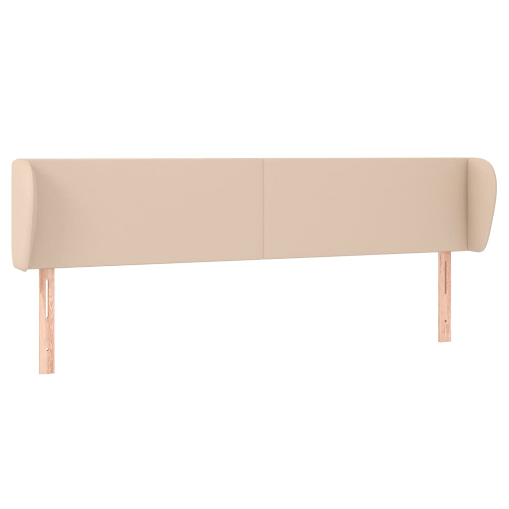 Testiera ad Orecchio Cappuccino 203x23x78/88 cm in Similpelle